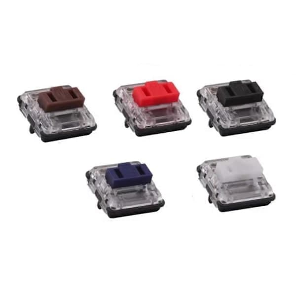 70 pcs Kailh Low Profile Choc Switch 1350 RGB Compatible with Keyboard Red Red