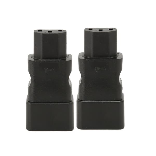 2 pcs IEC320 C20 to IEC320 C13 Power Adapter Plug Play for UPS PDU Server