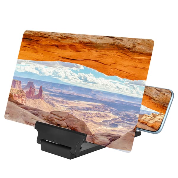 Portable HD Acrylic Lens Mobile Phone Screen Video Magnifier