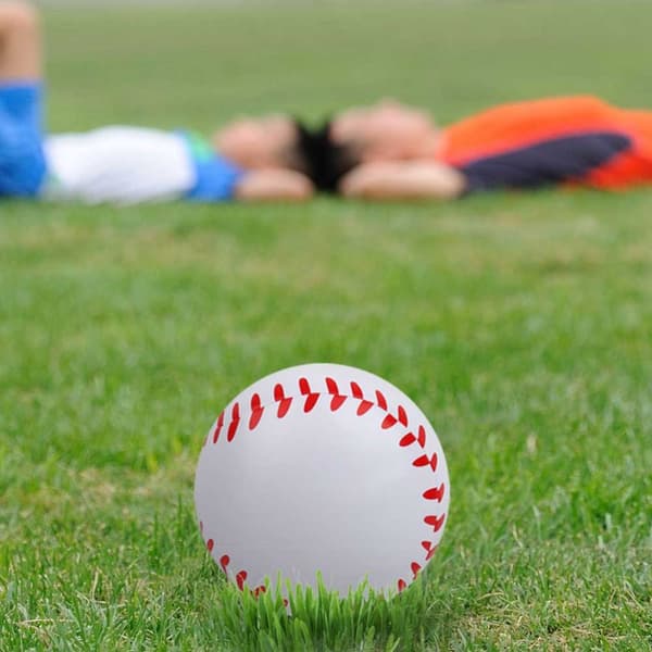 Hvid PVC Baseball til Træning og Motion, 9 Tommer