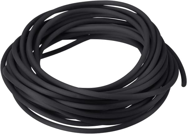 Solid Rubber Cord 3m 1.5mm (1/16\") Diameter Matte Black Hose for DIY Crafts, Beading, Necklaces, Bracelets Dark Red