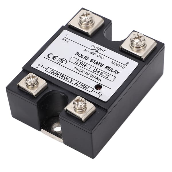 DC AC Solid State Relay Fast Switch Antivibration Flame Retardant SSR Module 25A 24-480VAC
