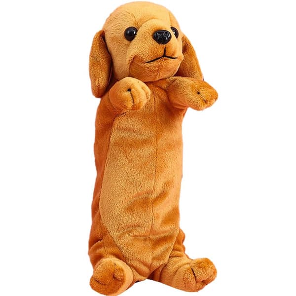 Futteral Plysj hundepennal Mykt dyrepapir-FX-