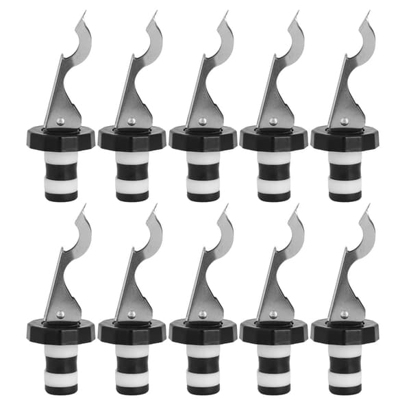 10-pack Wine Bottle Stoppers Reusable Champagne Vacuum Plugs Kitchen Accessories