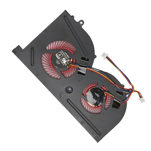 CPU GPU Køleventilator 4-benet Hurtig Varmeafledning Laptop Køleventilator til MSI GS63VR til GS63 til GS73 til GS73VR til MS 17B1 GPU