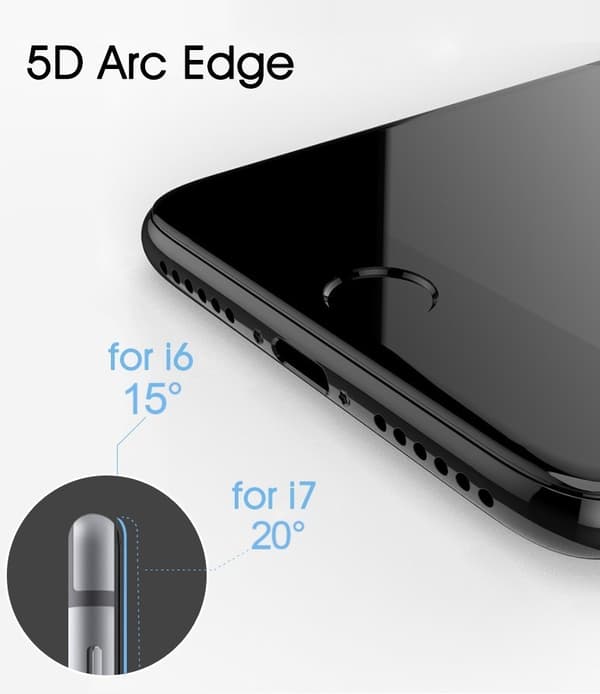 3x Glass Screen Protector iPhone 7/8/SE 2020 5D Tempered Covers entire screen