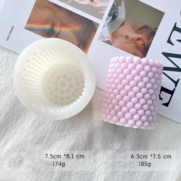 Lysforme Stearinlys DIY Silikoneform Lysfremstilling Lysvæge