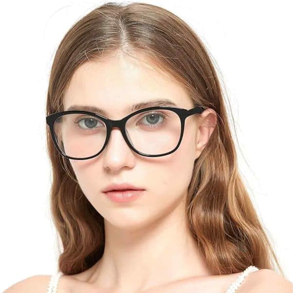 Blue Light Blocking Glasses for Everyday Use, Lightweight and Durable TR-90 Frame with Round Frame Ergonomics, Computer Glasses for Eye Strain