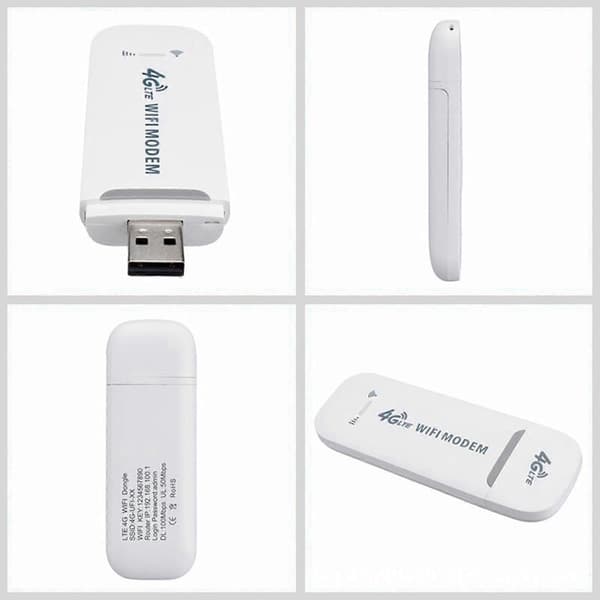 4G Ulåst USB-modem Mobil Trådløs Router Wifi Hotspot Sim-kortplads Stilfuld