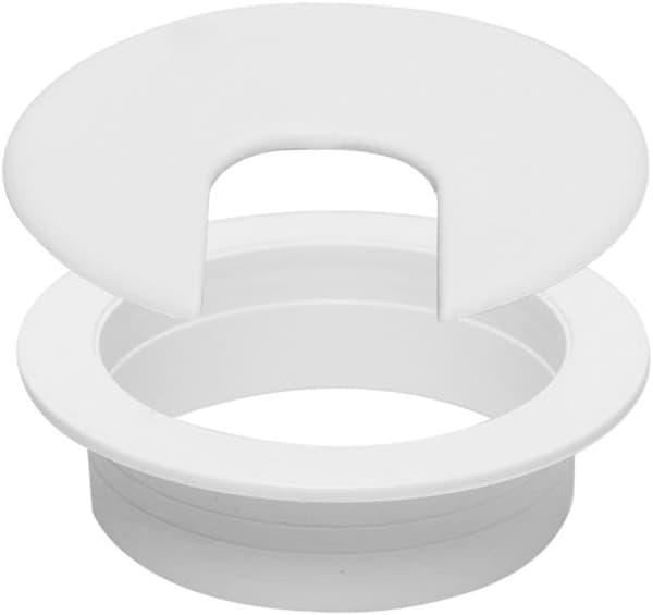 Desk Grommet 10 Pcs Countersunk Round Cable Grommet 50mm Plastic Co