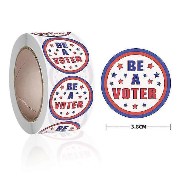 2 Rolls 1000 Pcs Independence Day Stickers, Star Stickers, Self-Adhesive Stickers