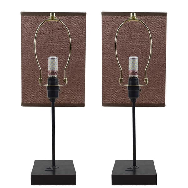Removable Lampshade Holder with Finial for Table and Floor Lamp, Elegant