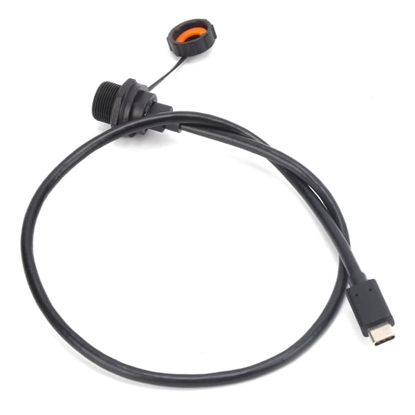 Vedenpitävä USB-liitin IP67 Type C Naaras Uros Kaapeliliitin E10TPCTFF TPCAM 0.3 Metriä