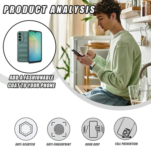 Samsung Galaxy S23 Green Magic Shield Case, Ultra-Thin Design (0.26mm) Preserving Original Device Look