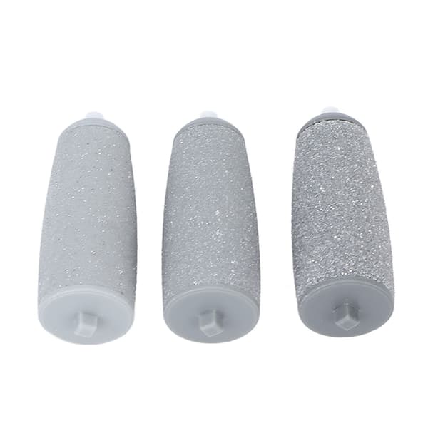 3 Professional Electric Foot File Heads Curved Replacement Foot Grinding Roller