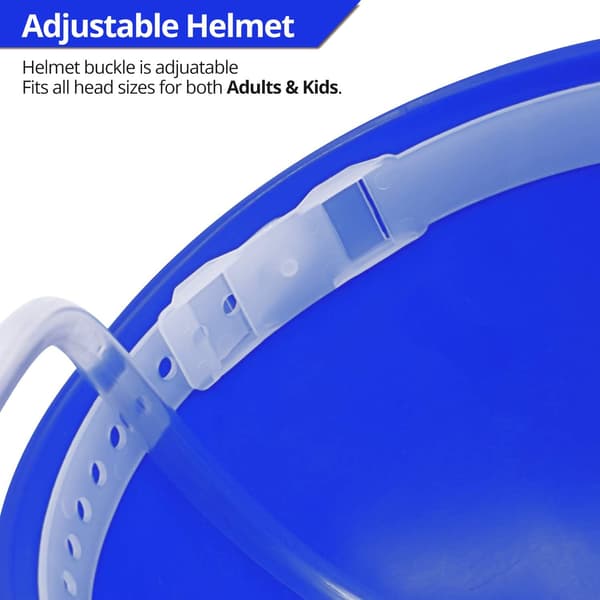 Drinking Helmet - Adjustable Can Holder Cap Drinking Hat - Straw for Beer Soda - Party Fun Drinking Gadgets (Red)