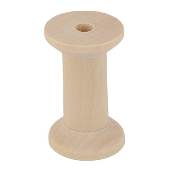 20 stk. tomme træspoler DIY håndværk opbevaringsorganisator sytråd båndholder til kunst