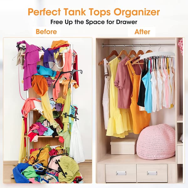 Protection and Storage Wardrobe Organizers, Elegant Design with Foldable Metal Hooks for Space Saving and Easy Access, 360 Degree Rotating Bra