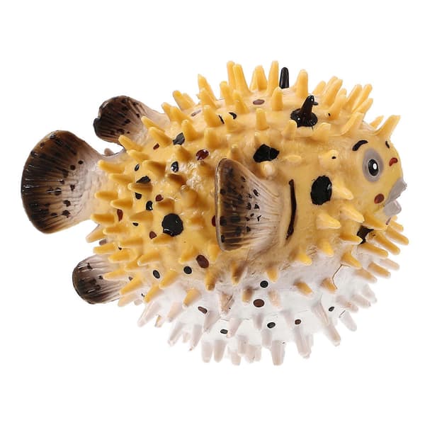 Realistisk Kuglefisk Legetøj Kuglefisk Legetøj Kuglefisk Actionfigur Ægte Legetøj Display DIY Håndværk Indretning til Børn