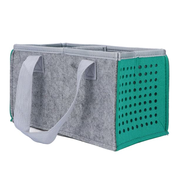 Portable Storage Bag Extra Space Felt Fabric Case for Toniebox Player Starter Set Sea Blue