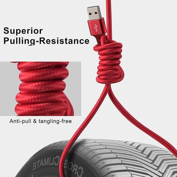 ChargeMate Pro: Aluminium Connector 3-in-1 Multi-Charging Cable, Engineered for Durability and Tangle-Free Fast Charging
