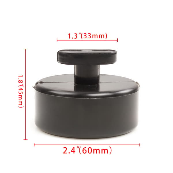 Corvette Jack Pads - Aluminium, Non-Slip - For Car, Training - 4 Pcs