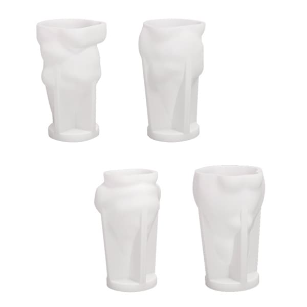 Faceless Dwarf Decorative Ornaments Candle Mold (Big-eared Dwarf + Cloth Hat Dwarf + Sweater Dwarf + Bearded Dwarf)