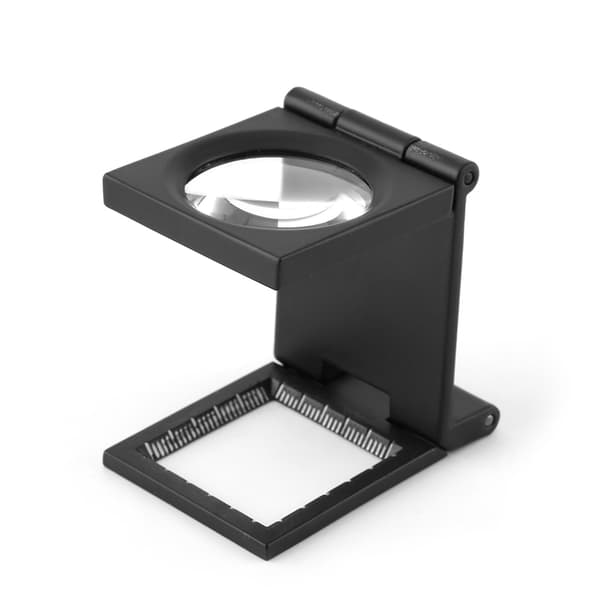 Rankomu Foldable Linen Tester 2.0X C-Mount Zoom Lens, Industrial Microscope Camera Lens, Microscope Parts, Compatible with Various Models