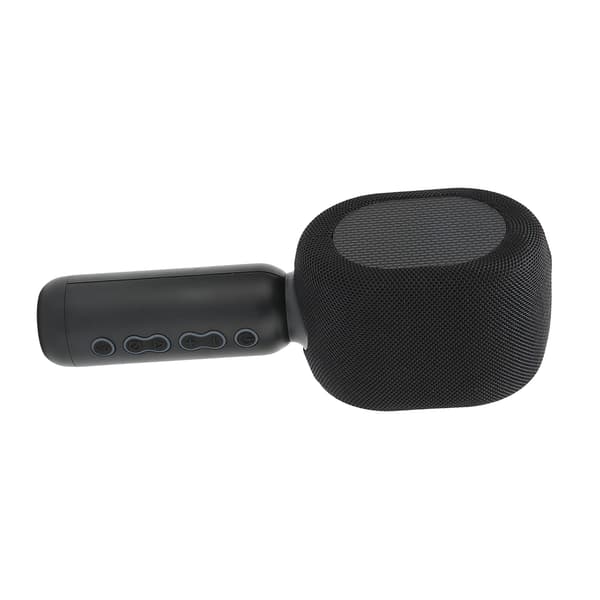 Wireless Microphone HiFi Dual Speakers Portable Handheld Bluetooth 5.0 Mic with Cool Light and 5 Voice Changing Effects