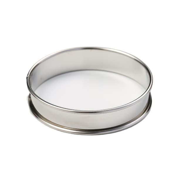 10-pak Smul Kageforme, 10 cm Rustfri Stål Engelske Muffinsringe, Non-stick Ringform, Dobbeltlags Rouladeforme Dessert Engelske Muffinsringe