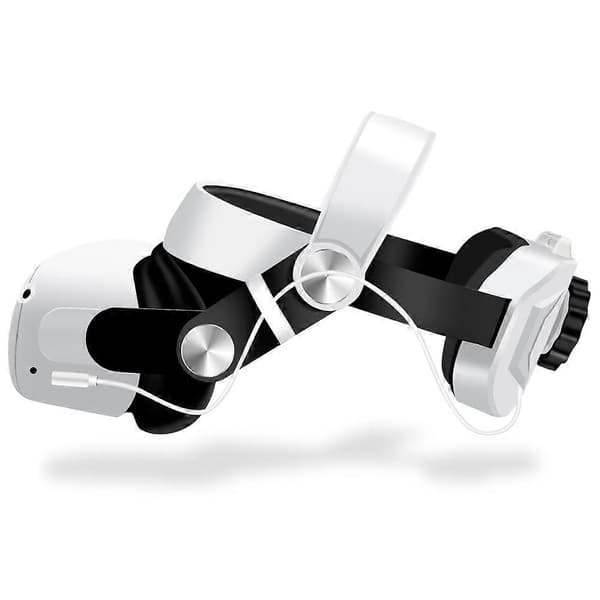 2-i-1 VR-hodebånd med batteri Justerbart hodebånd for Oculus Quest 2