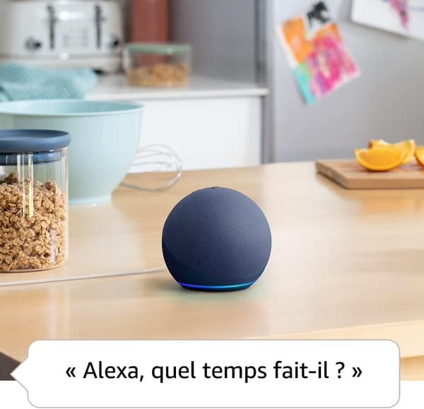 Amazon Echo Dot (4. generation) smart højttaler med større lyd og Alexa-kompatibilitet