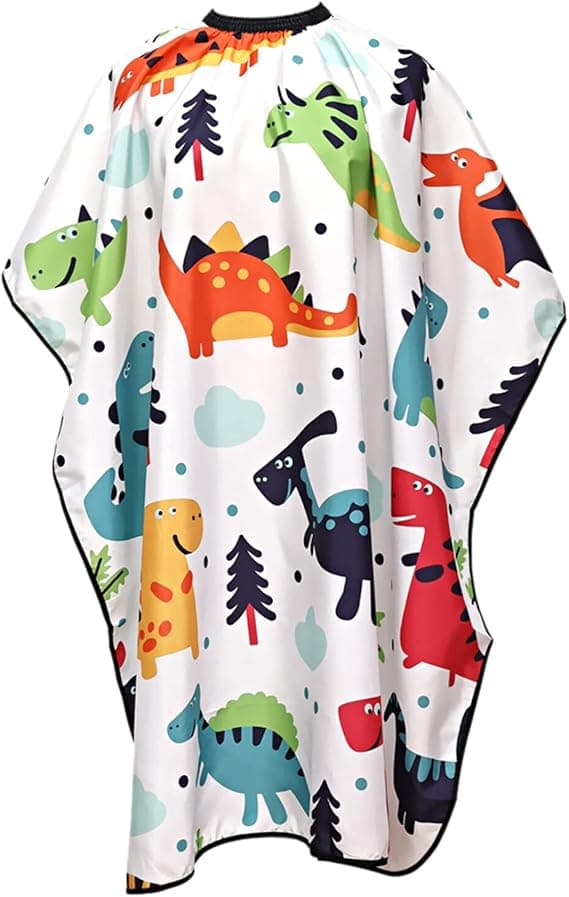 Children's Hair Cutting Cape - Polyester, Waterproof, Adjustable - For Bedroom