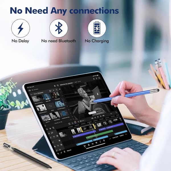 Stylus Pens for Touch Screens 3 in 1 Stylus Pen High Sensitivity & Universal Stylus Pen for iPad iPhone Android Samsung