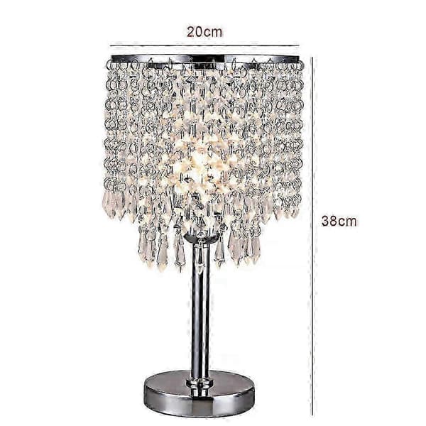 Krystalglas bordlampe sengelamper 220V