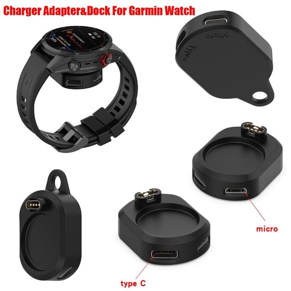 Lataussovitin Garmin Fenix 7 6 5 7x -kelloille