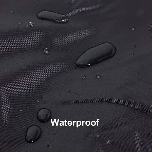 Fyrkantigt poolskydd, poolsolskydd, elastisk fåll med dragsko, vattentätt spaskydd, utomhuspoolskydd, svart, 218 x 218 x 30