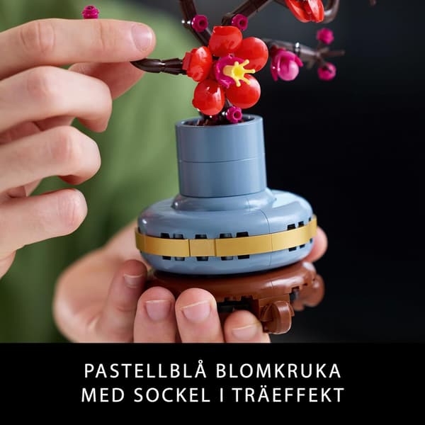 Botanicals Blommeblomsterpynt til udstilling, Botanisk samling byggesæt til voksne, Afslappende byggesæt til blomsterelskere