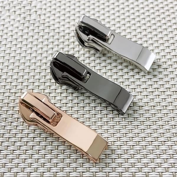 Zipper Pull Tab, 15 Pcs Metal Zipper Pull Tab Metal Zipper Replacement Zipper Pull Tab for Clothes, Bags, Coats, Tents, Luggage