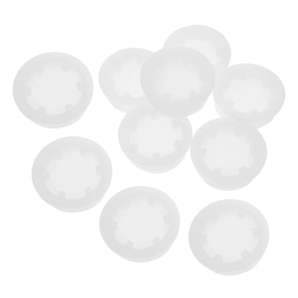 Plastic Lids for Drums, Threaded Sealing Caps - Compatible with 200L Oil Drums, Leak-Proof Seal, Easy Installation (10 pcs)