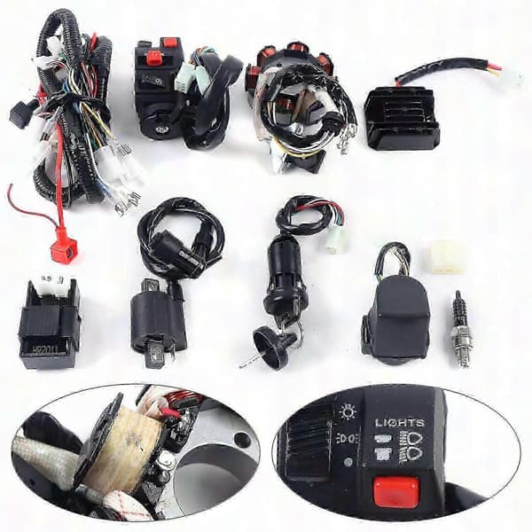 ATV Quad 150-250 300cc Komplet Ledningsnet Elektrisk System