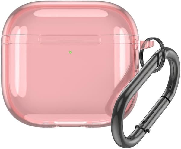 Suitable for Apple AirPods4 Headphone Case New Bluetooth Protective Case Simple. Pink
