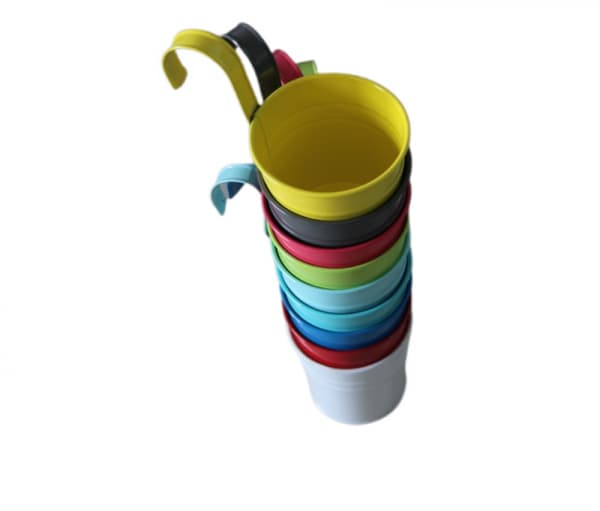 Flower Pot, Small Tin Bucket, Balcony Pot, Decorative Small Pot