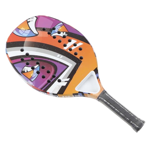 Stylish Carbon Fiber Padel Racket with Comfortable Handle for Home, School, or Gym
