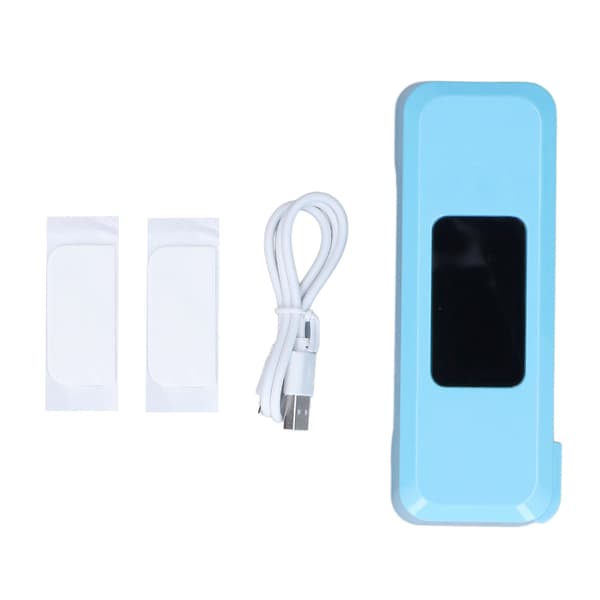 Automatic Touchless Toilet Flusher External Infrared 0.25S Induction Smart Toilet Flushing Sensor Blue