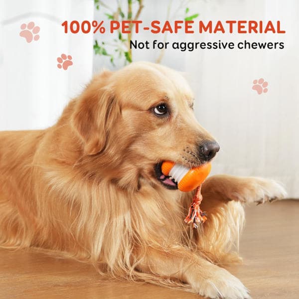 Interactive Dog Toy, with Random Electric Automatic Movement and Rolling, Rope Toy and Motion-Activated Toy for Bored Dogs.