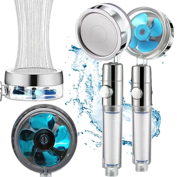 Turbo brusehoved - Med udskifteligt filter