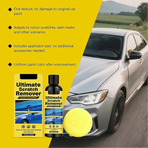 Car Scratch Remover, Nano Polishing Scratch Remover, Deep Scratch Quick Fix Paste, Car Deep Scratch Repair Paste 2pcs 2pcs