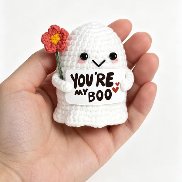 Halloween Spøgelsesgaver Du Er Min Boo Hæklede Indendørs Dekorationer