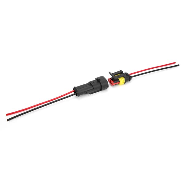 5 Set 1/2/3 Pin Waterproof Electrical Car Connector with Wire Cable 2P